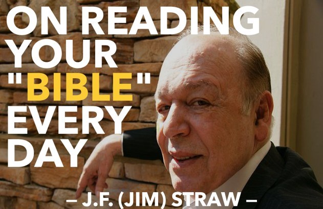 Jim Straw - On Reading Your “Bible” Every Day
