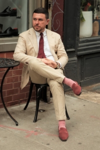 Justin Fitzpatrick, author and shoe designer and brand developer.
