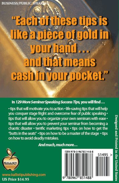 129 More Seminar Speaking Success Tips - Image 2