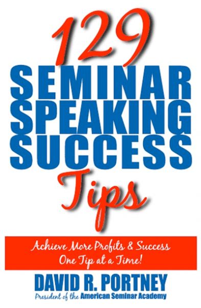 129 Seminar Speaking Success Tips