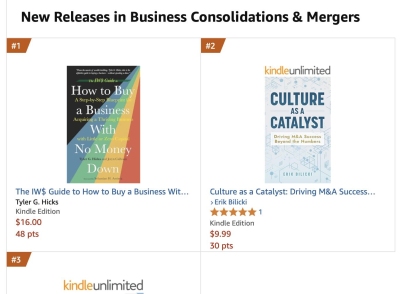 Number 1 on Amazon - How to Buy a Business with No Money Down