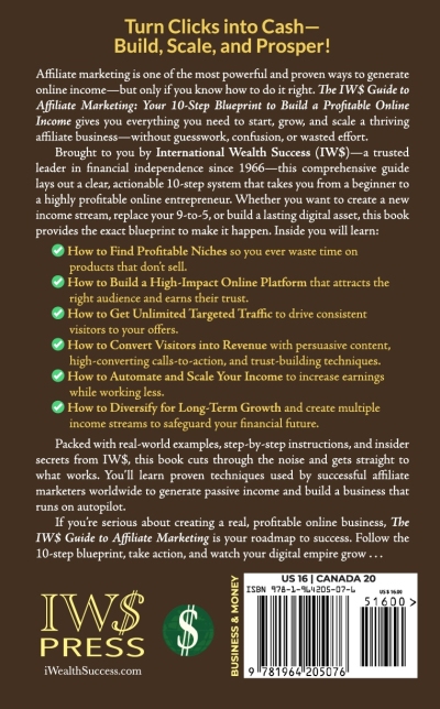The IW$ Guide to Affiliate Marketing - BACK